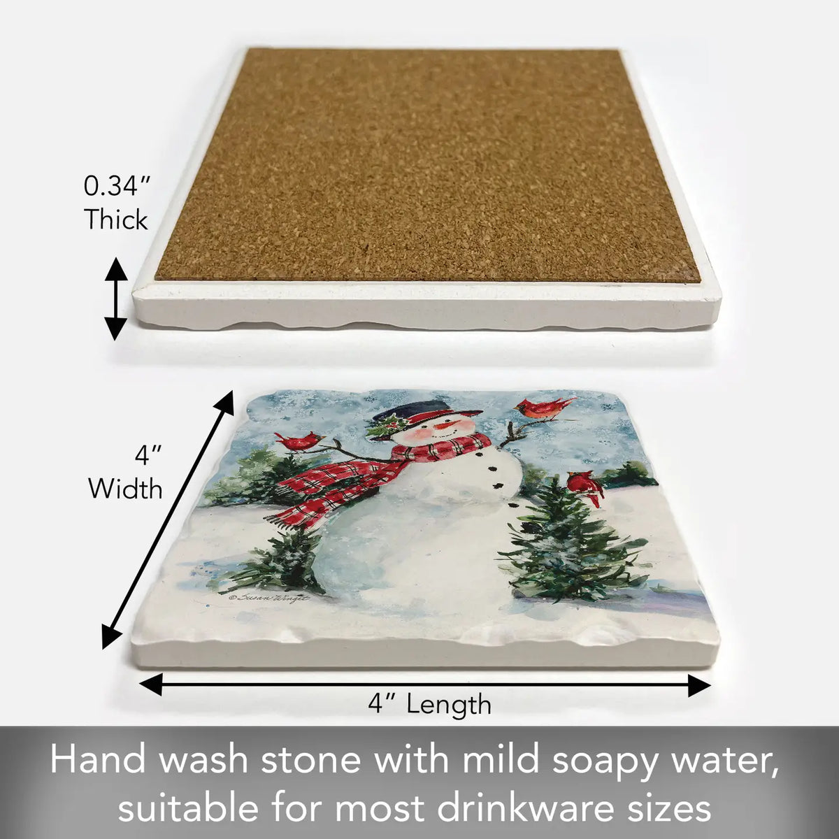 Snowman Friends Coaster