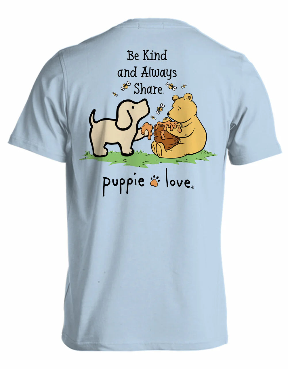 Puppie Love Be Kind and Share Pup Tee