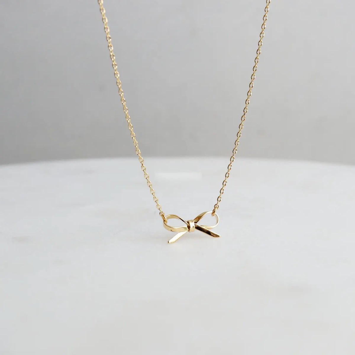 Dainty Bow Necklace