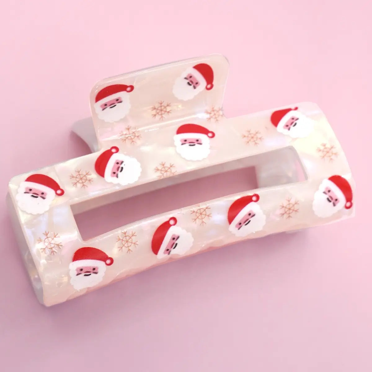 Santa Holiday Hair Claw