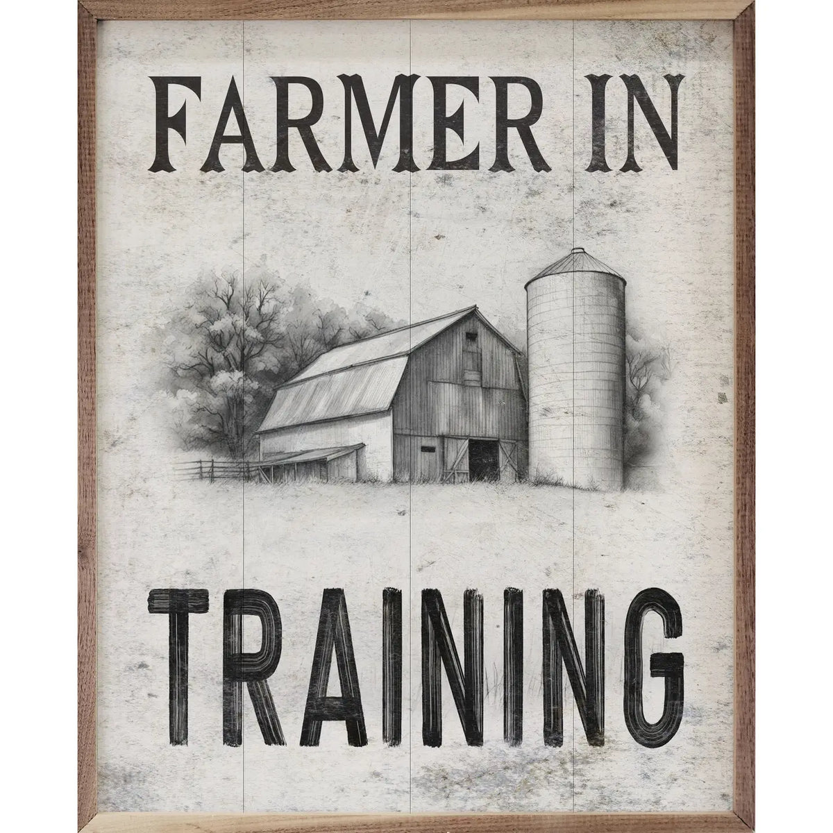 Farmer in Training Framed Sign