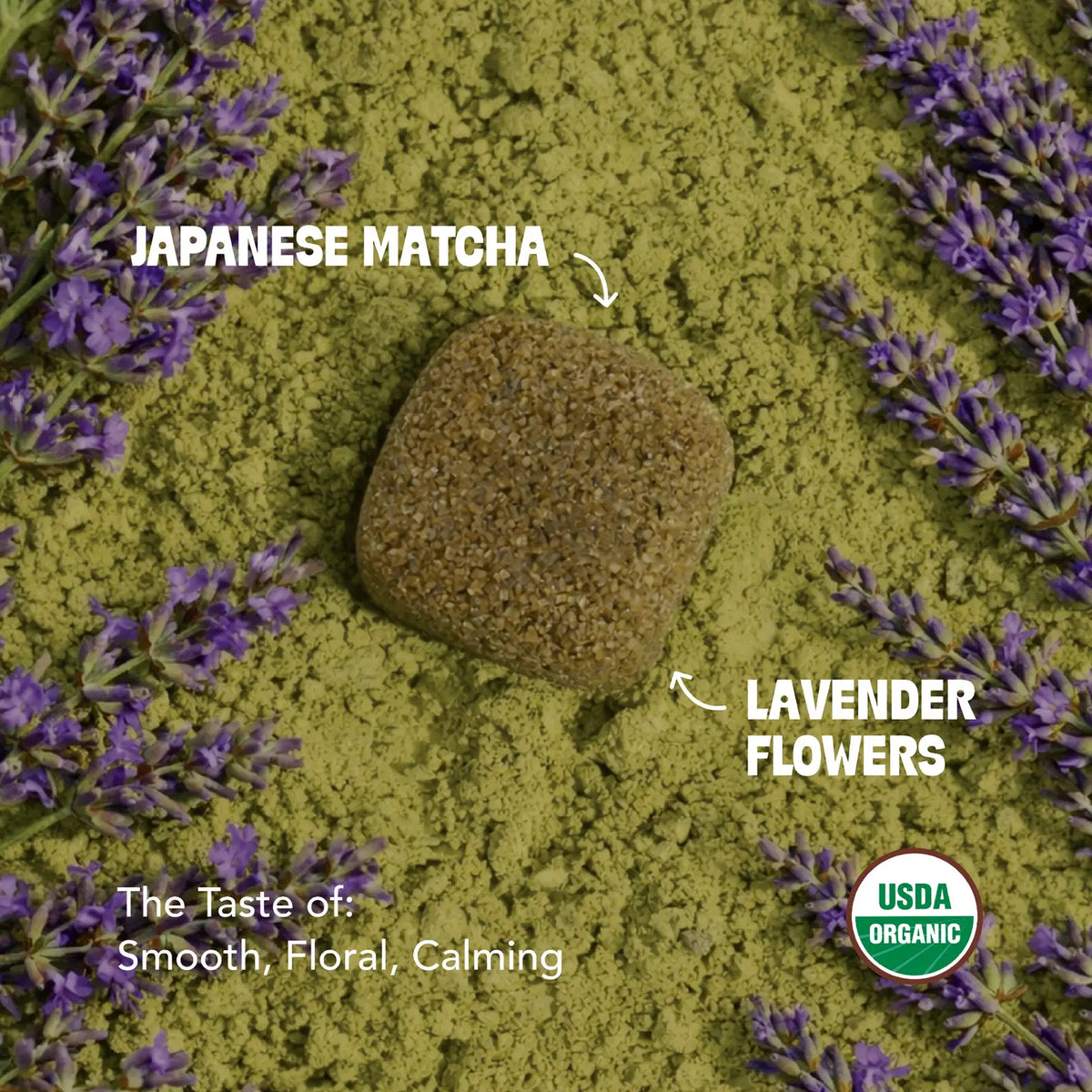 Lavender Matcha Tea Drop