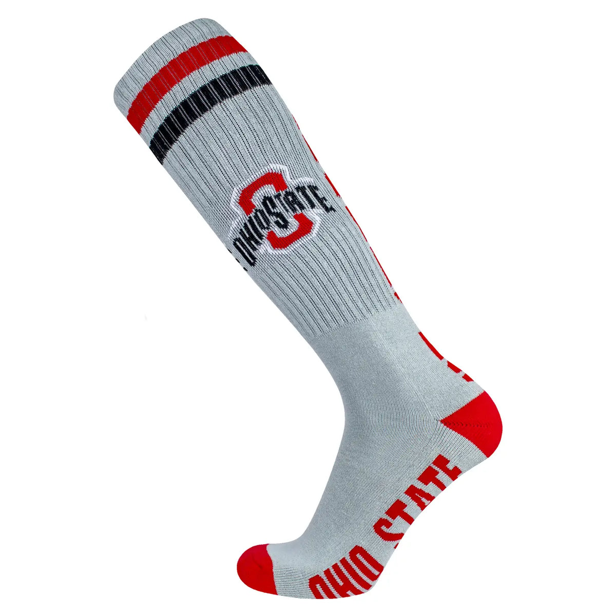 Ohio State Buckeyes Gray Tube Socks