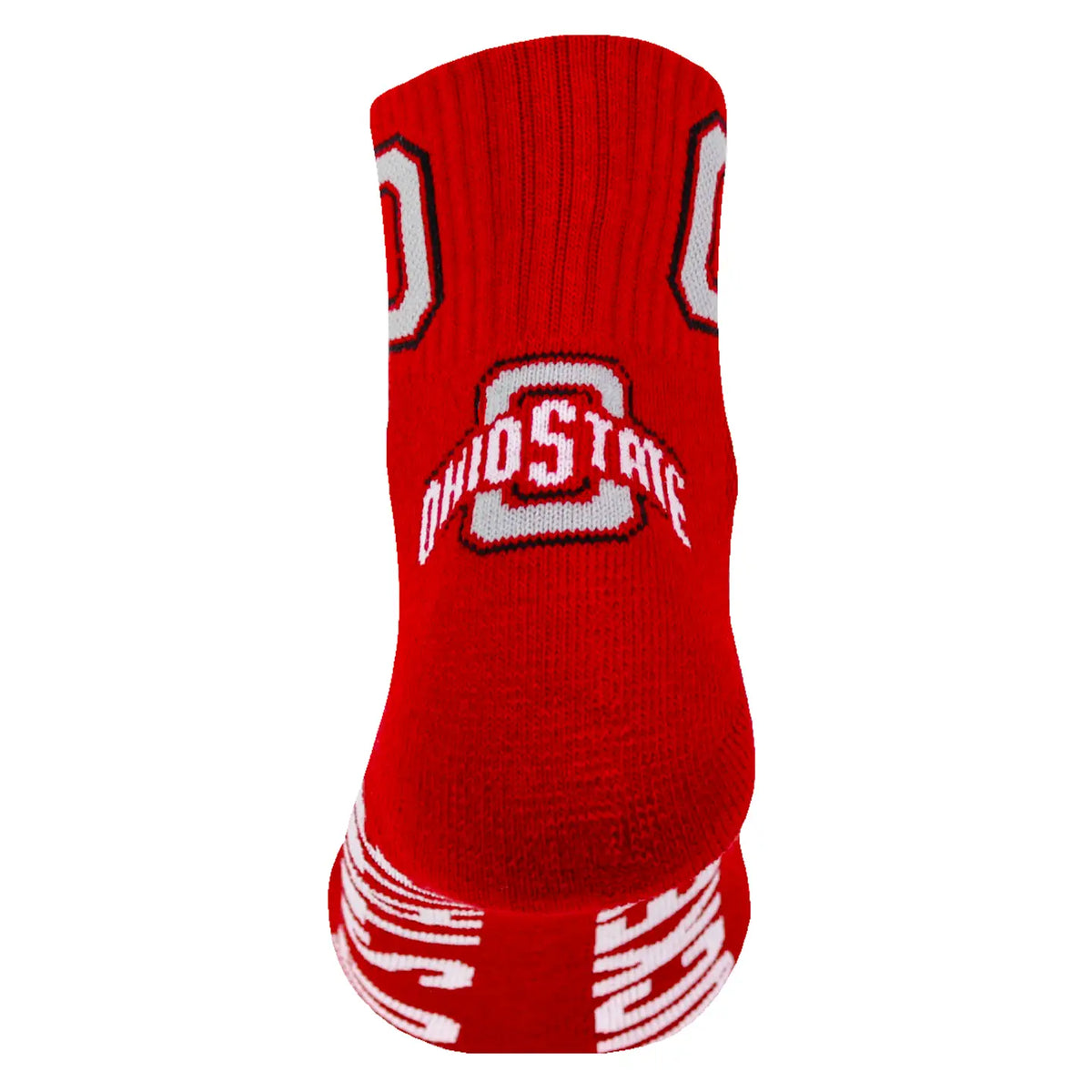 Ohio State Buckeyes Scarlet Quarter Socks