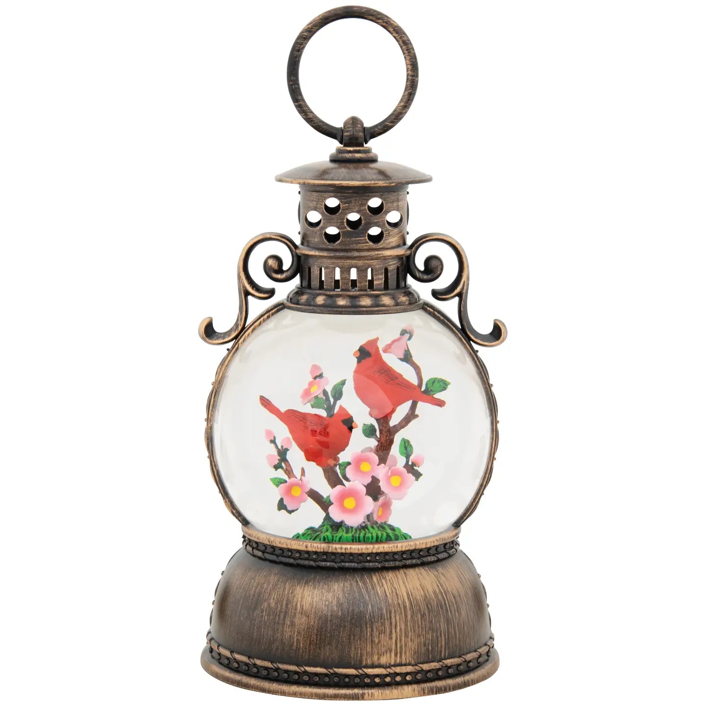 Cardinal Water Globe Lantern