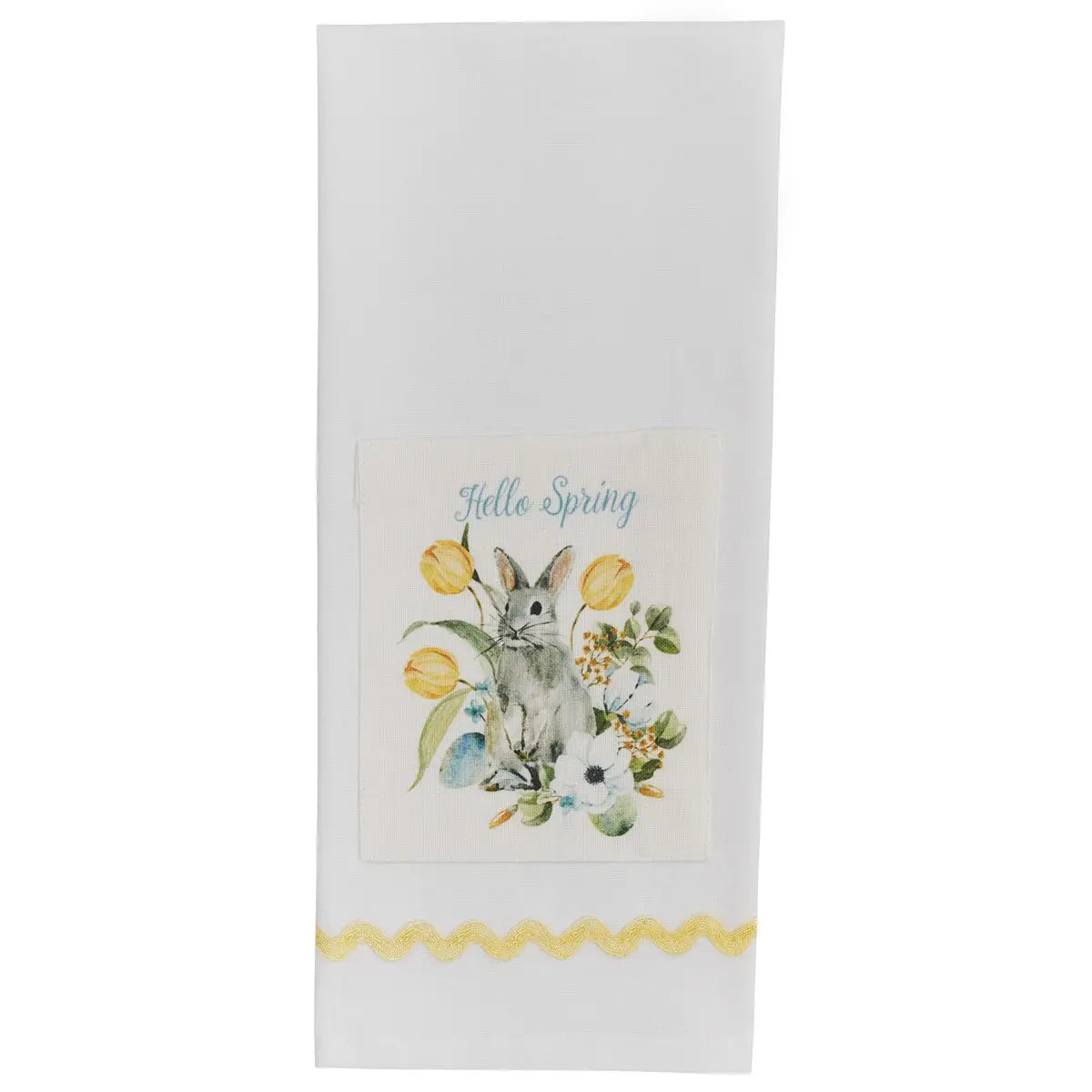 Hello Spring Dishtowel