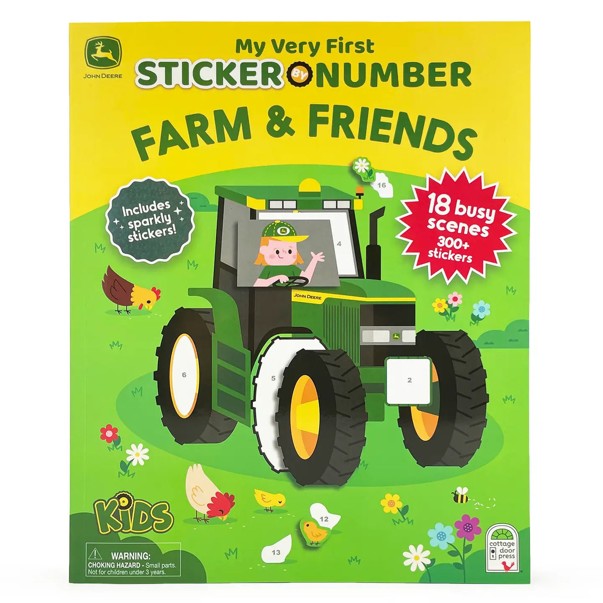 John Deere Sticker by Number Farm &amp; Friends