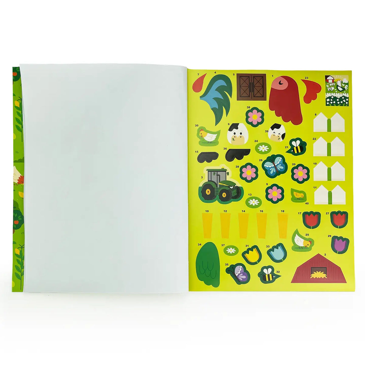 John Deere Sticker by Number Farm &amp; Friends