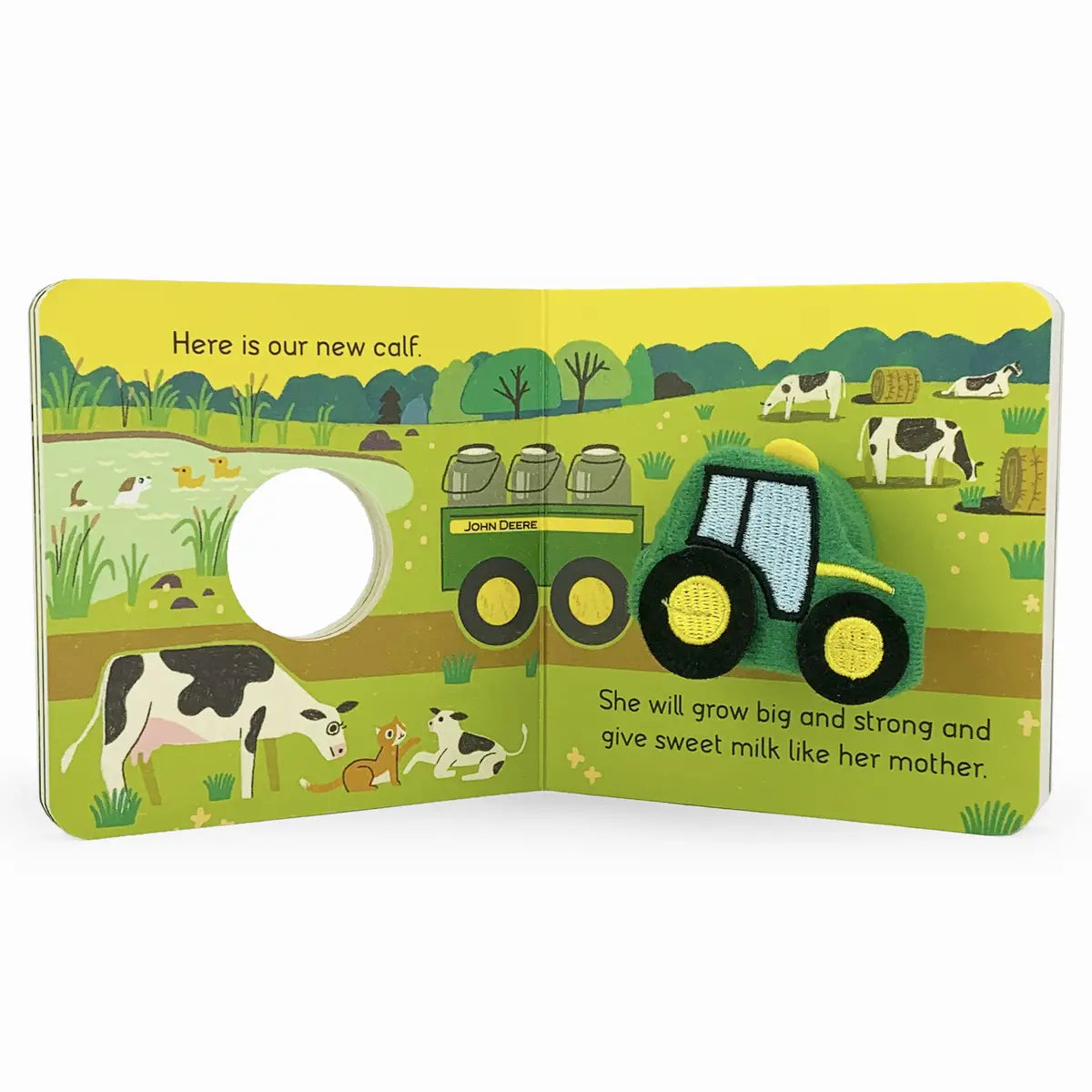 John Deere I Am A Tractor Finger Puppet Book