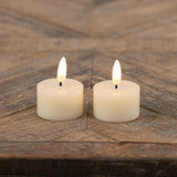 3D Flame Tealight Candles - Set of 2