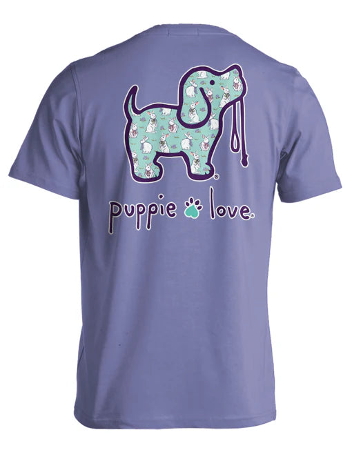 Puppie Love Bunny Pattern Pup Tee