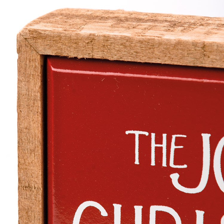 Joy of Christmas is Family Mini Box Sign
