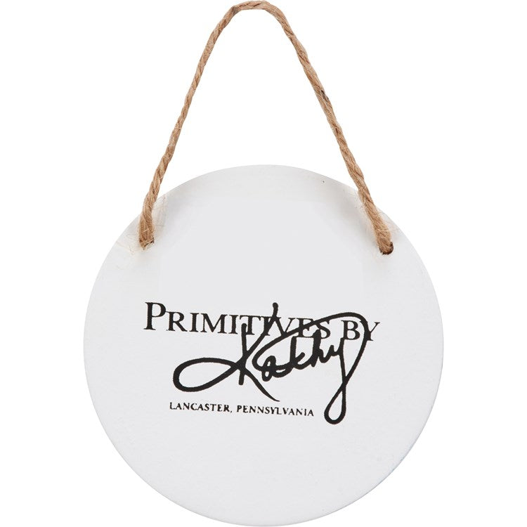 Round Cardinal Ornament