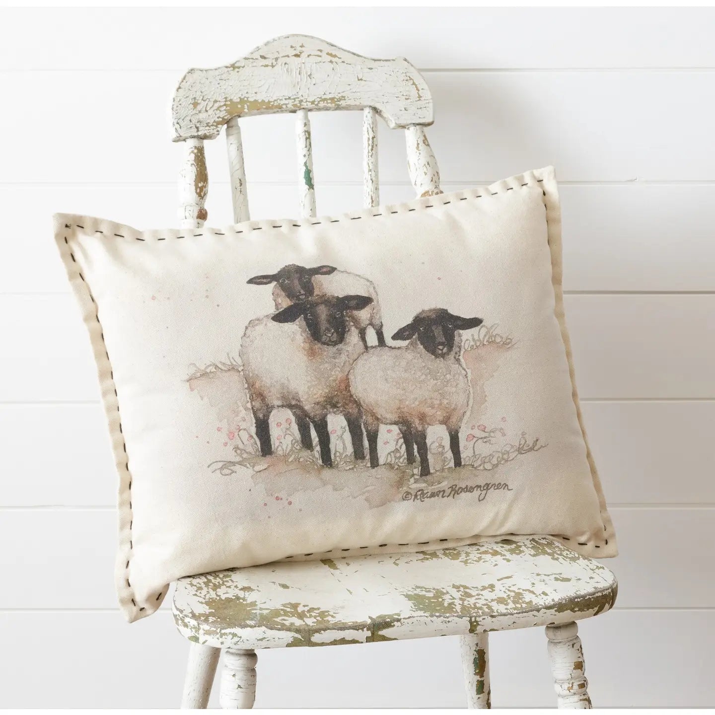 Grazing Sheep Pillow