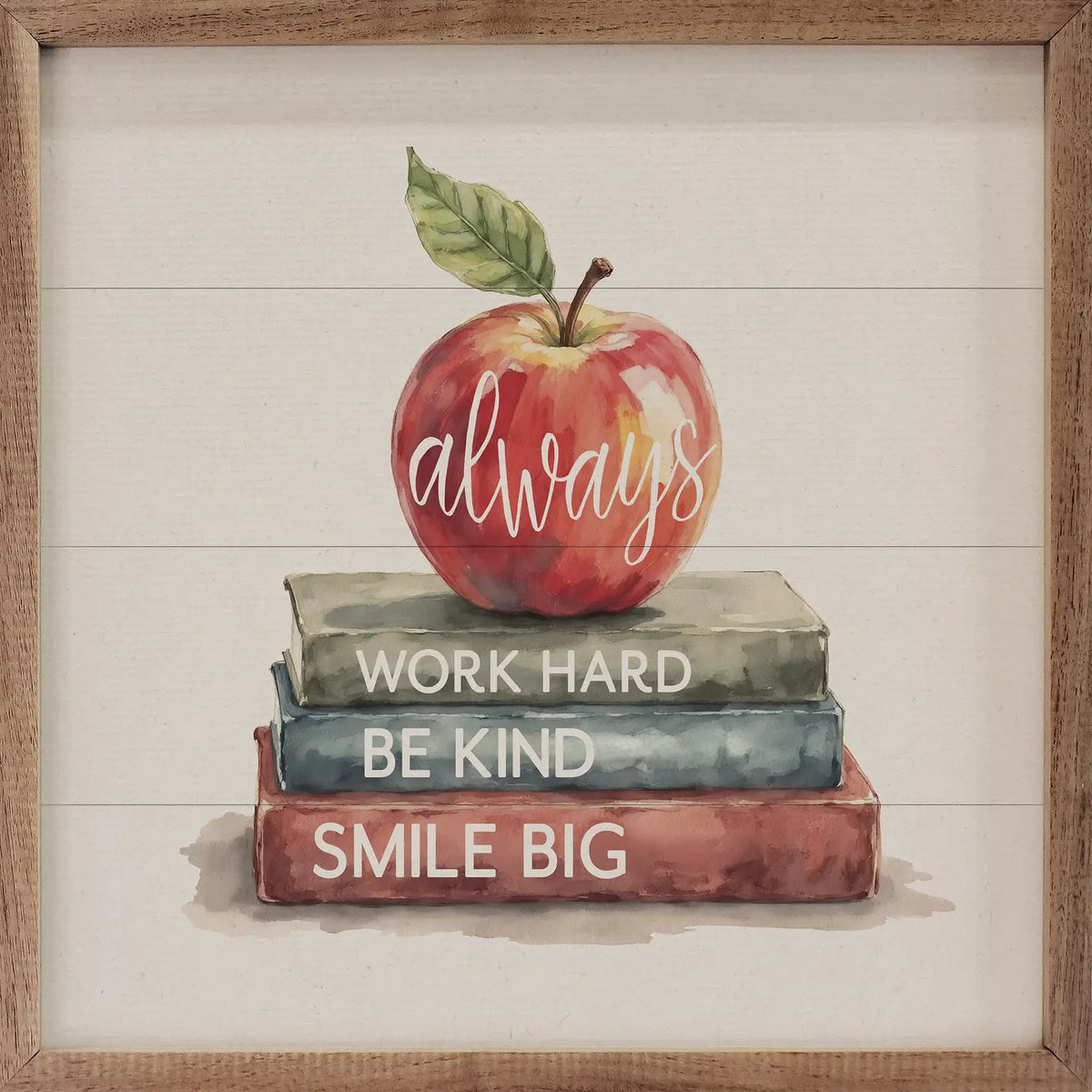Always Be Kind Books Framed Sign