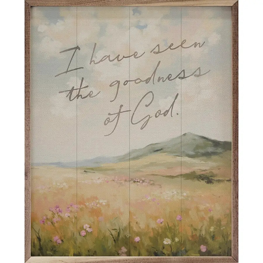 Goodness of God Framed Sign