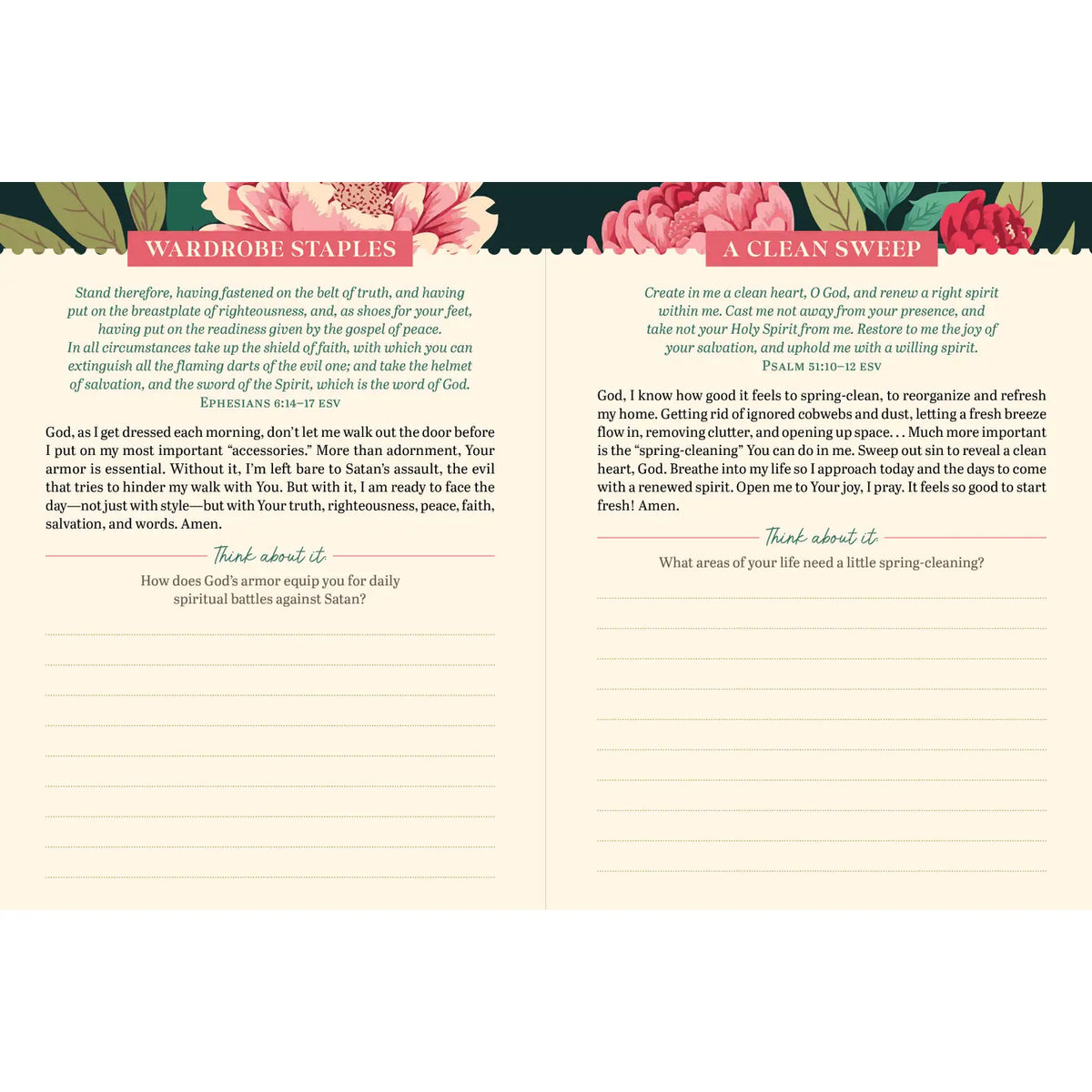 3 Minute Prayers for Women Journal