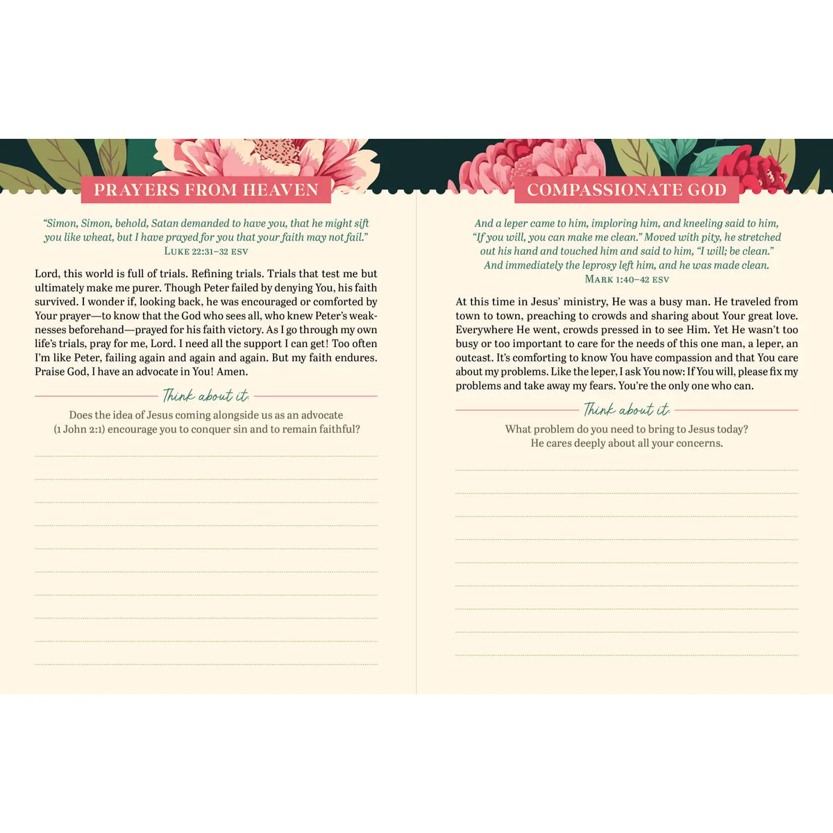 3 Minute Prayers for Women Journal