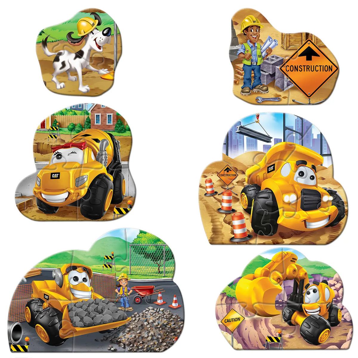 Caterpillar 6 Pack mini puzzles