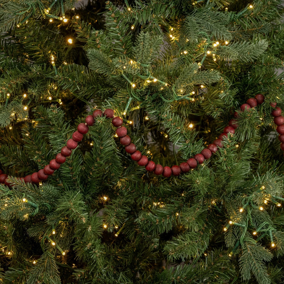 Burgundy Bead Garland