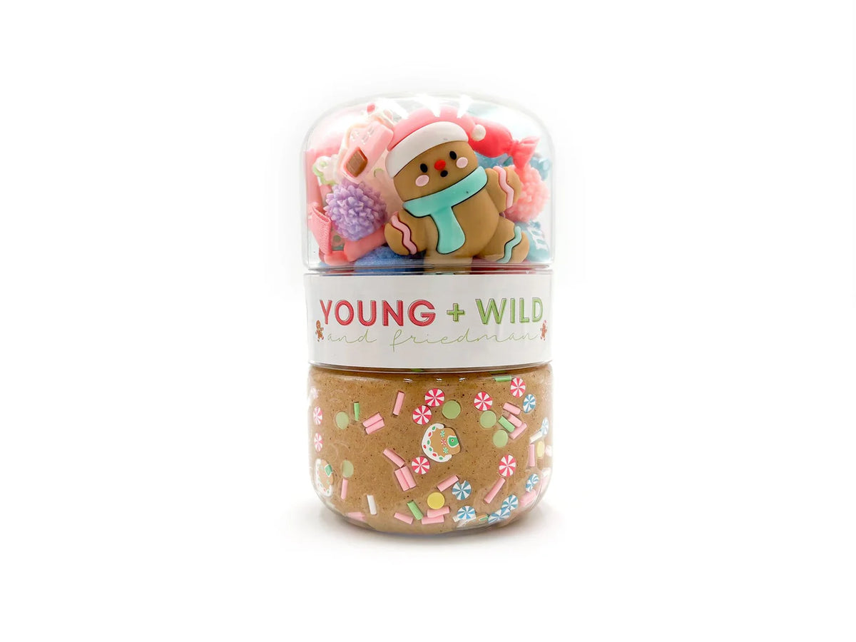 Grab &amp; Go Dough Jar - Gingerbread