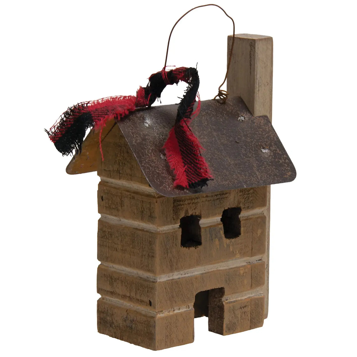 Primitive Town Cabin Ornament