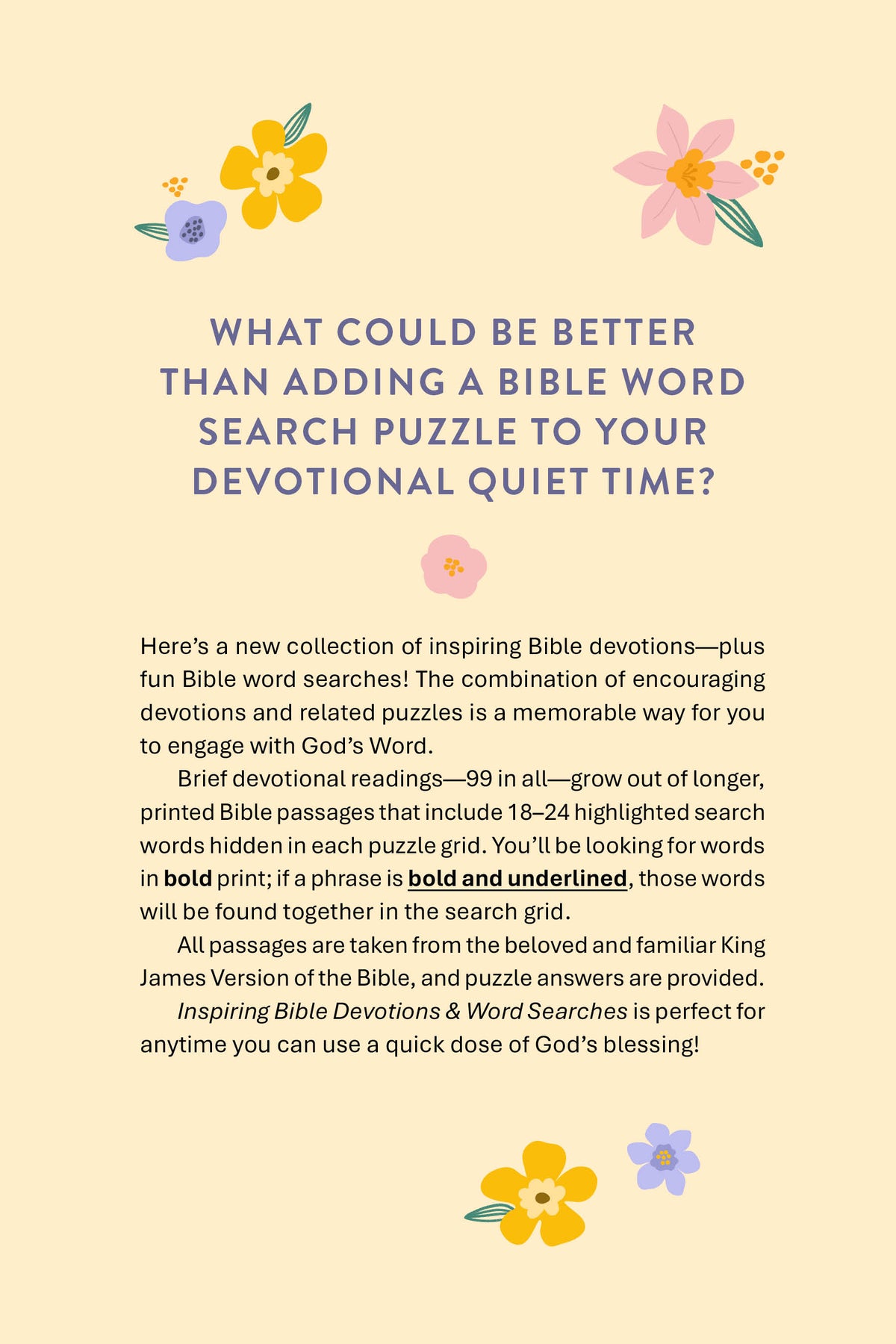 Inspiring Bible Devotions &amp; Word Searches