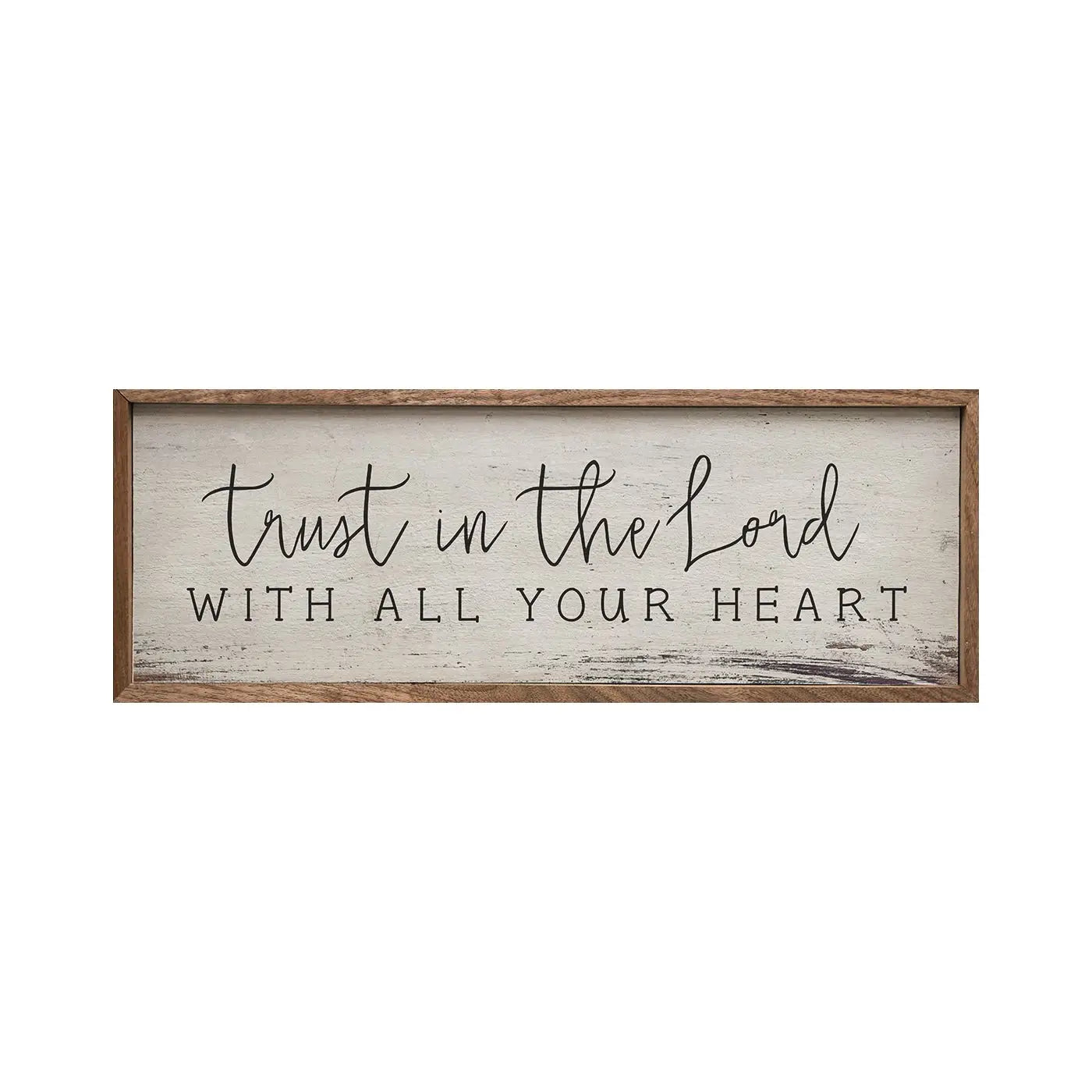 Trust in the Lord Framed Sign