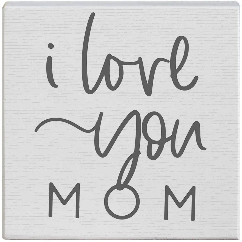 I Love You Mom Gift-A-Block