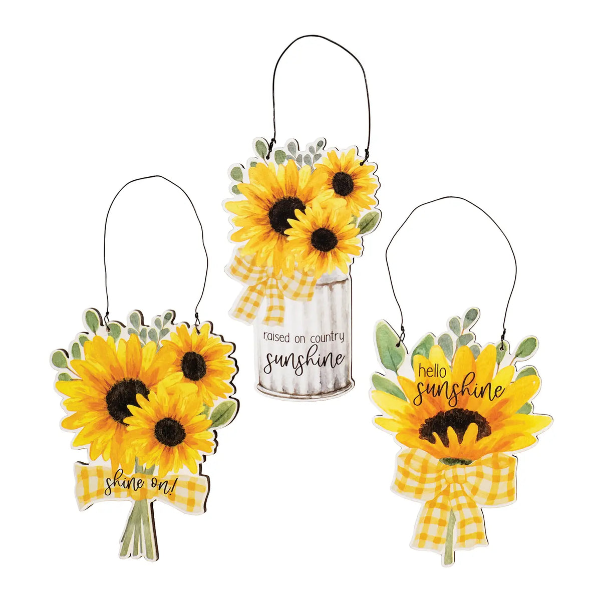 Sunshine Sunflower Ornament - 3 Styles