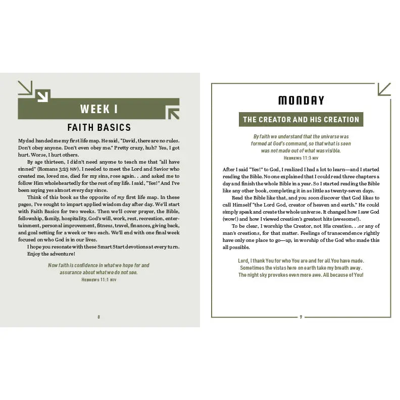 Smart Start Devotions for Young Men