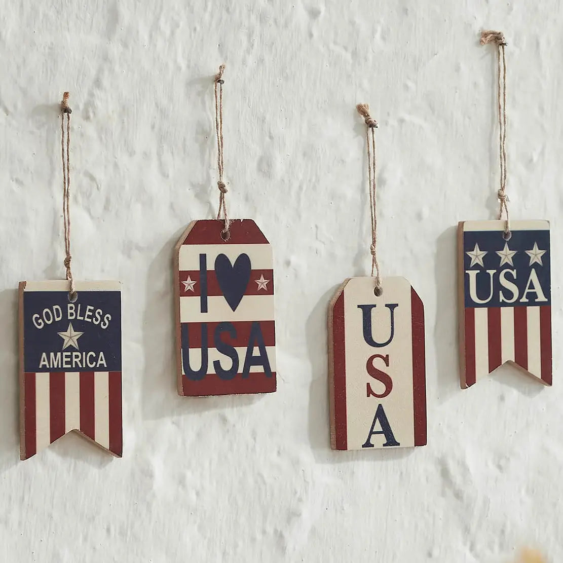 Americana USA Ornaments - 4 Styles