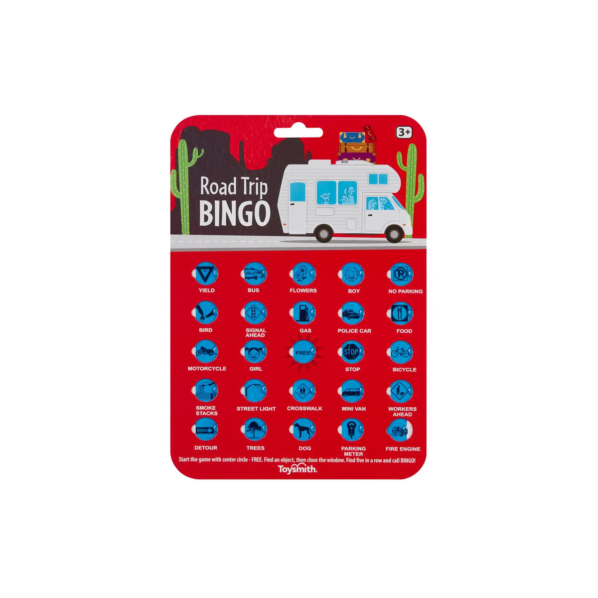 Road Trip Bingo Travel Game