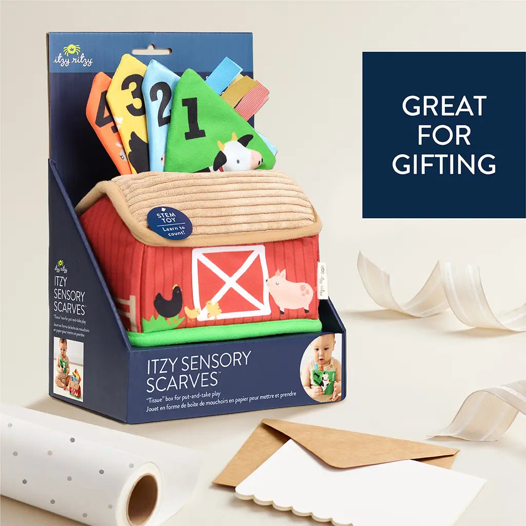 Itzy Sensory Scarves Farm