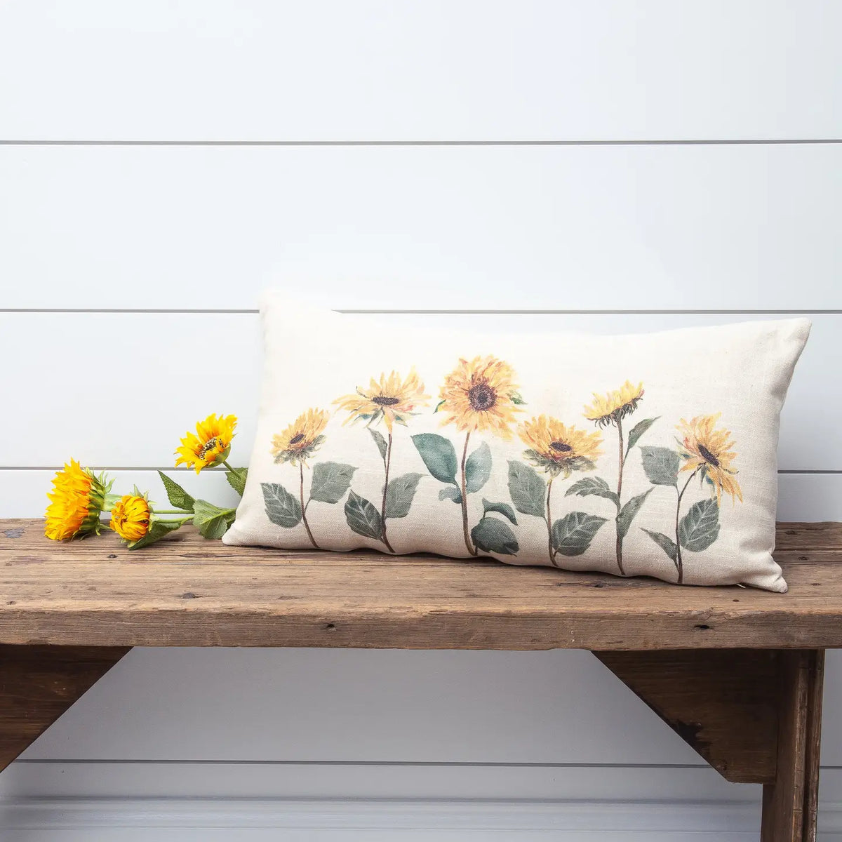 Sunflower Fields Pillow