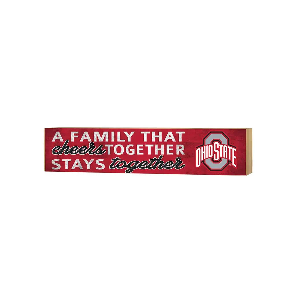 Ohio State Family Cheers Sign