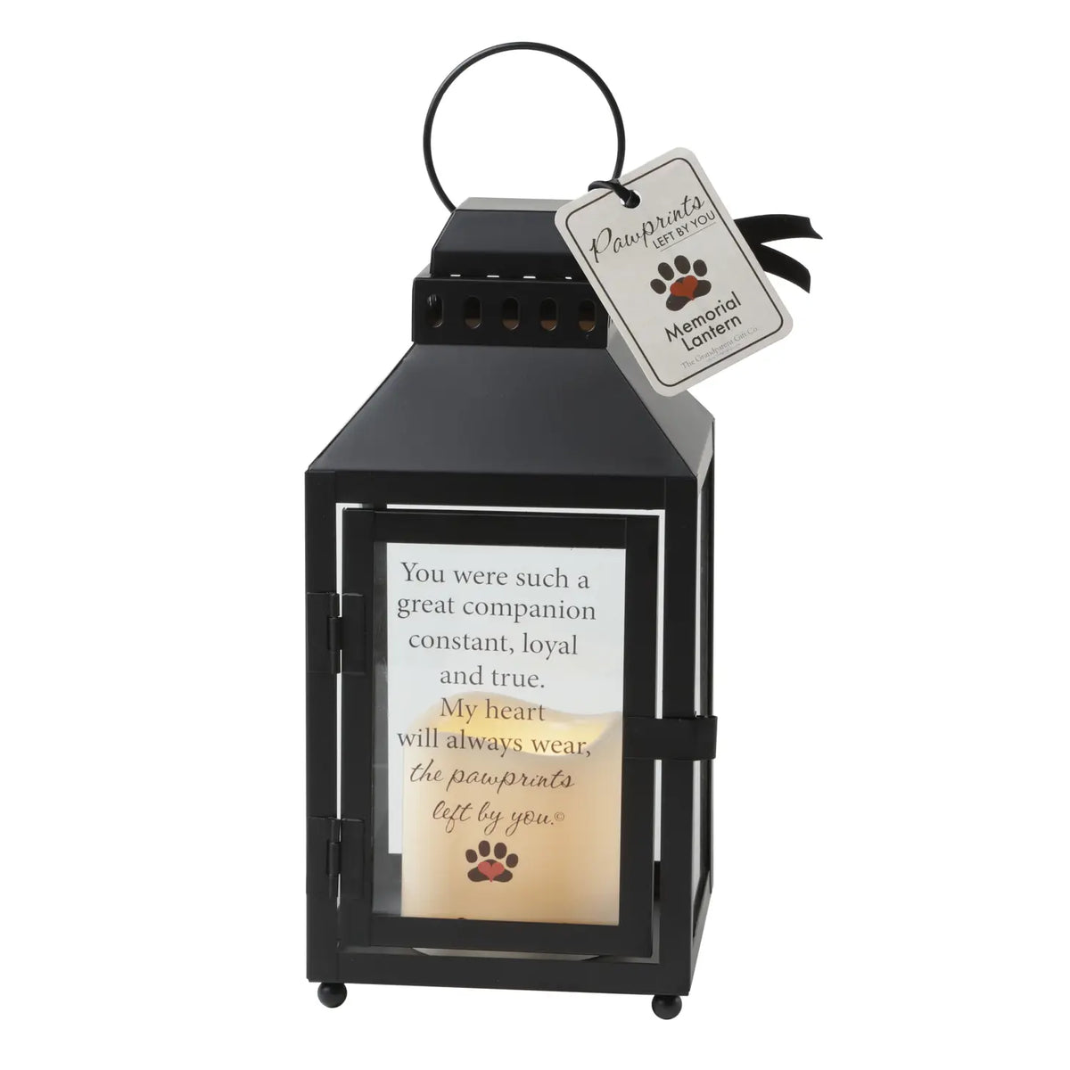 Pawprints Left By You Memorial Lantern