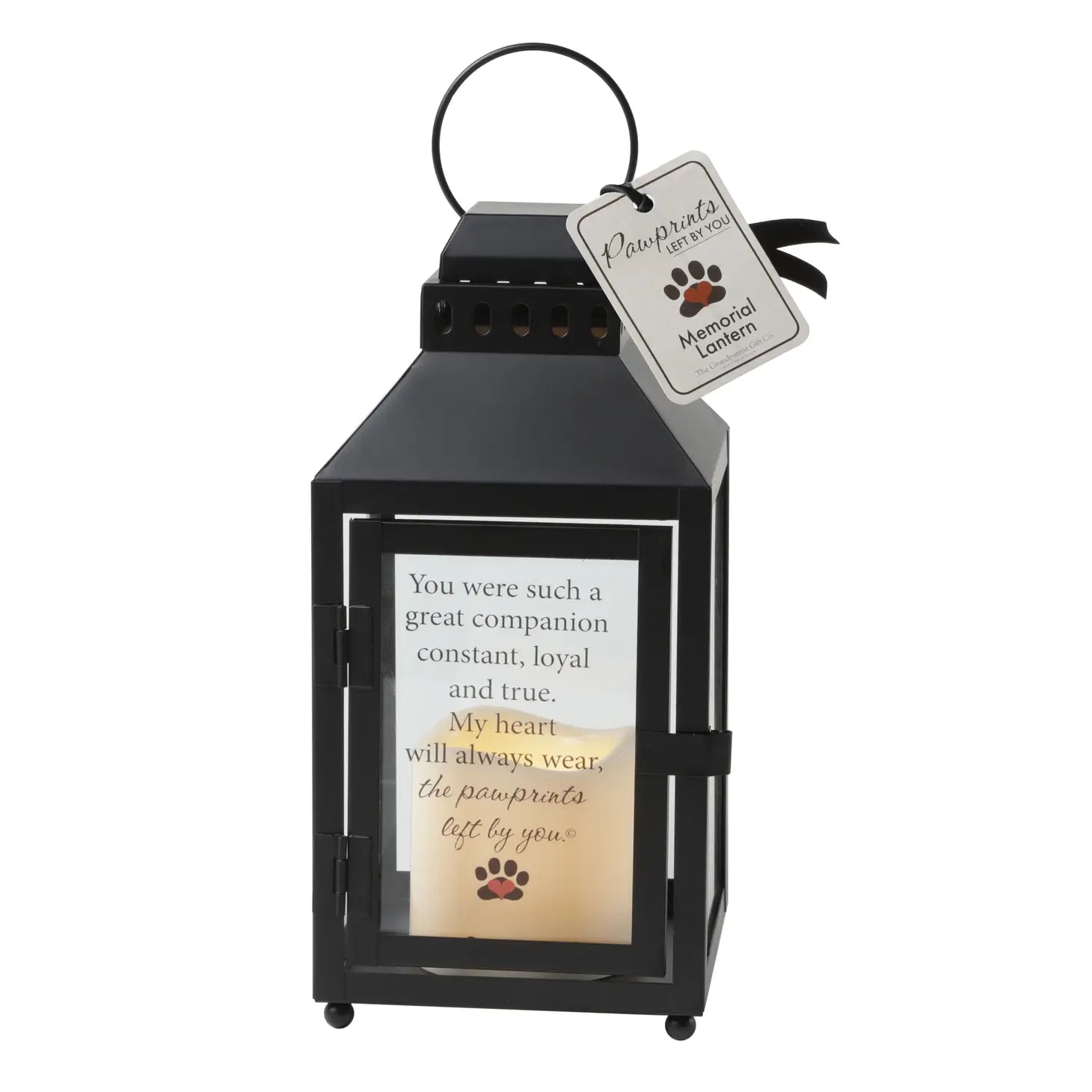Pawprints Left By You Memorial Lantern