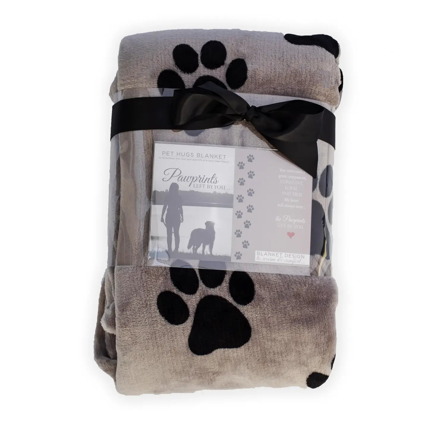Pawprints Left By You Memorial Blanket