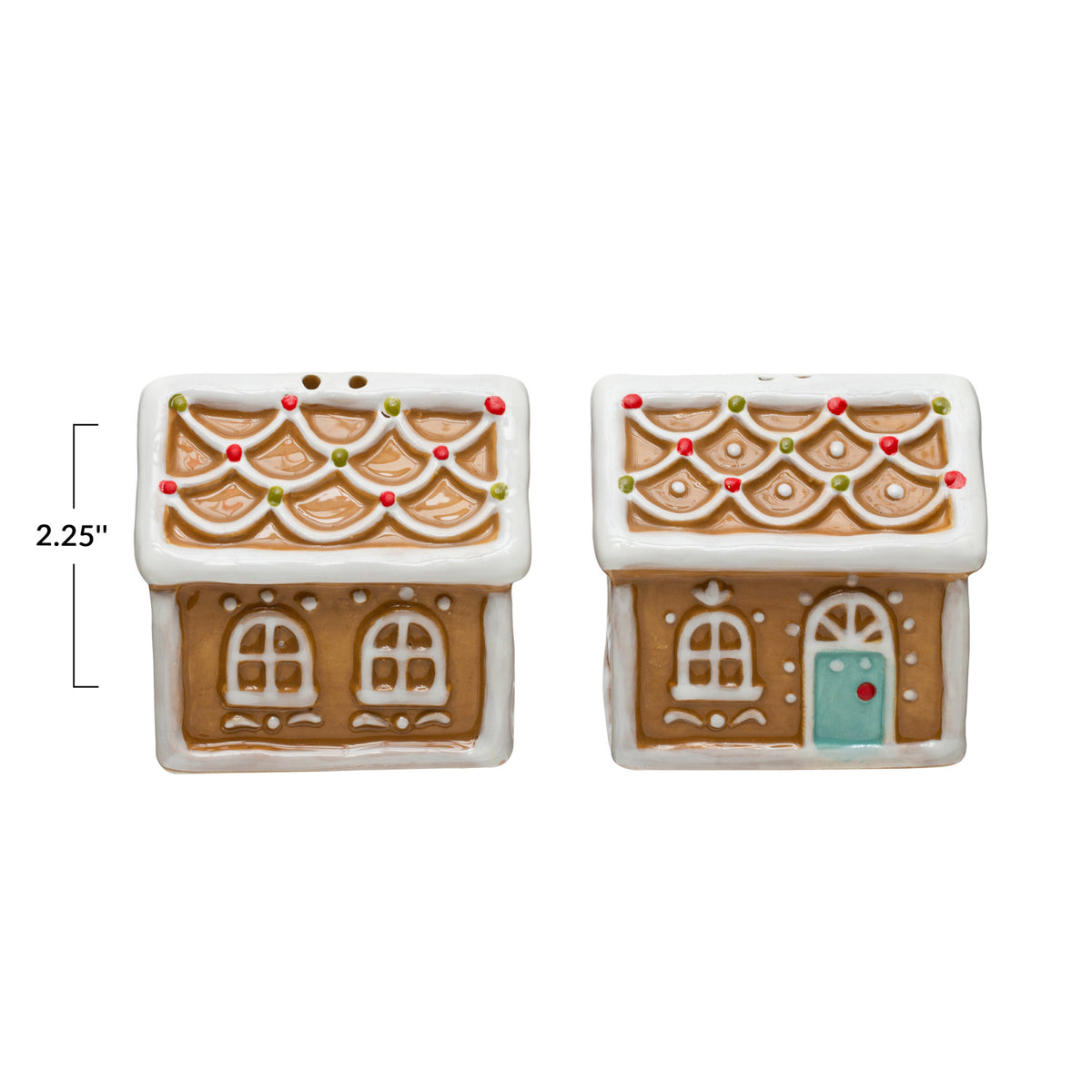 Gingerbread House Salt &amp; Pepper Shakers