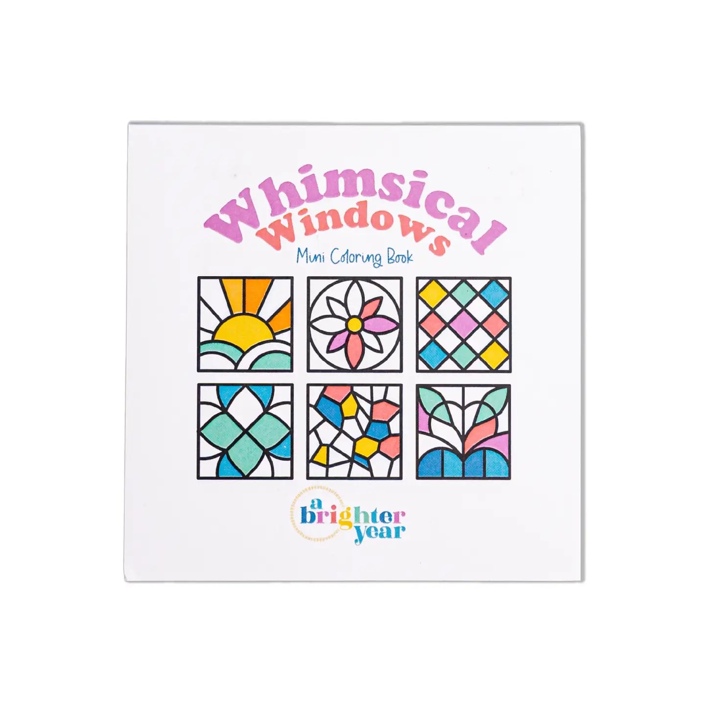 Whimsical Windows Mini Coloring Book