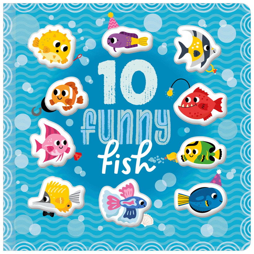10 Funny Fish Board Book