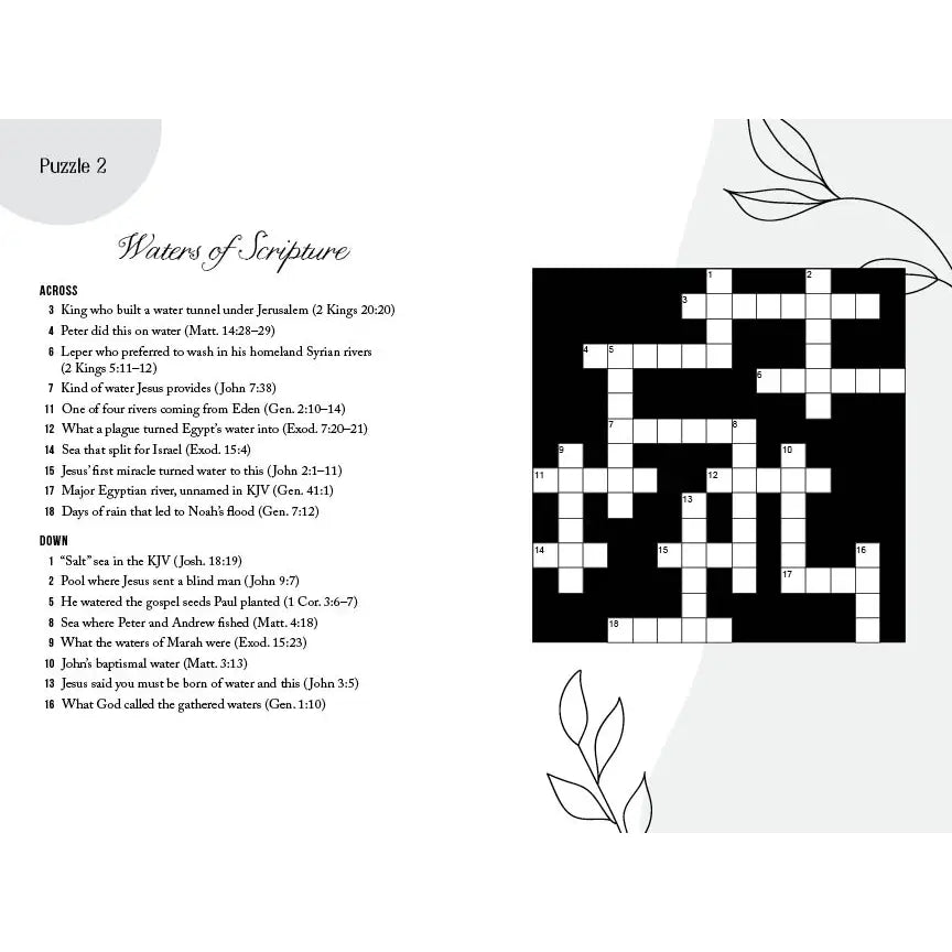 Calming Bible Crosswords