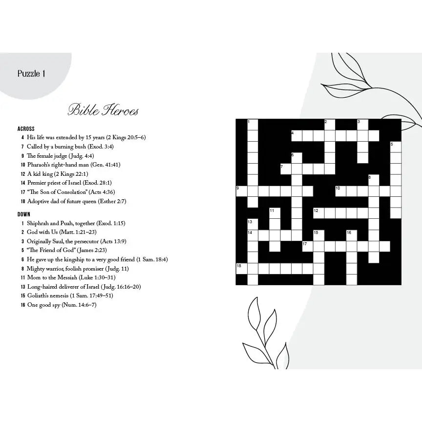 Calming Bible Crosswords