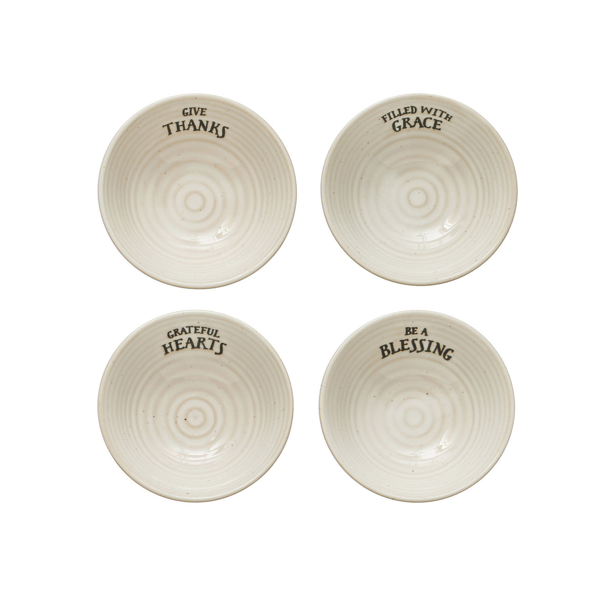 Stoneware Bowl - 4 Styles