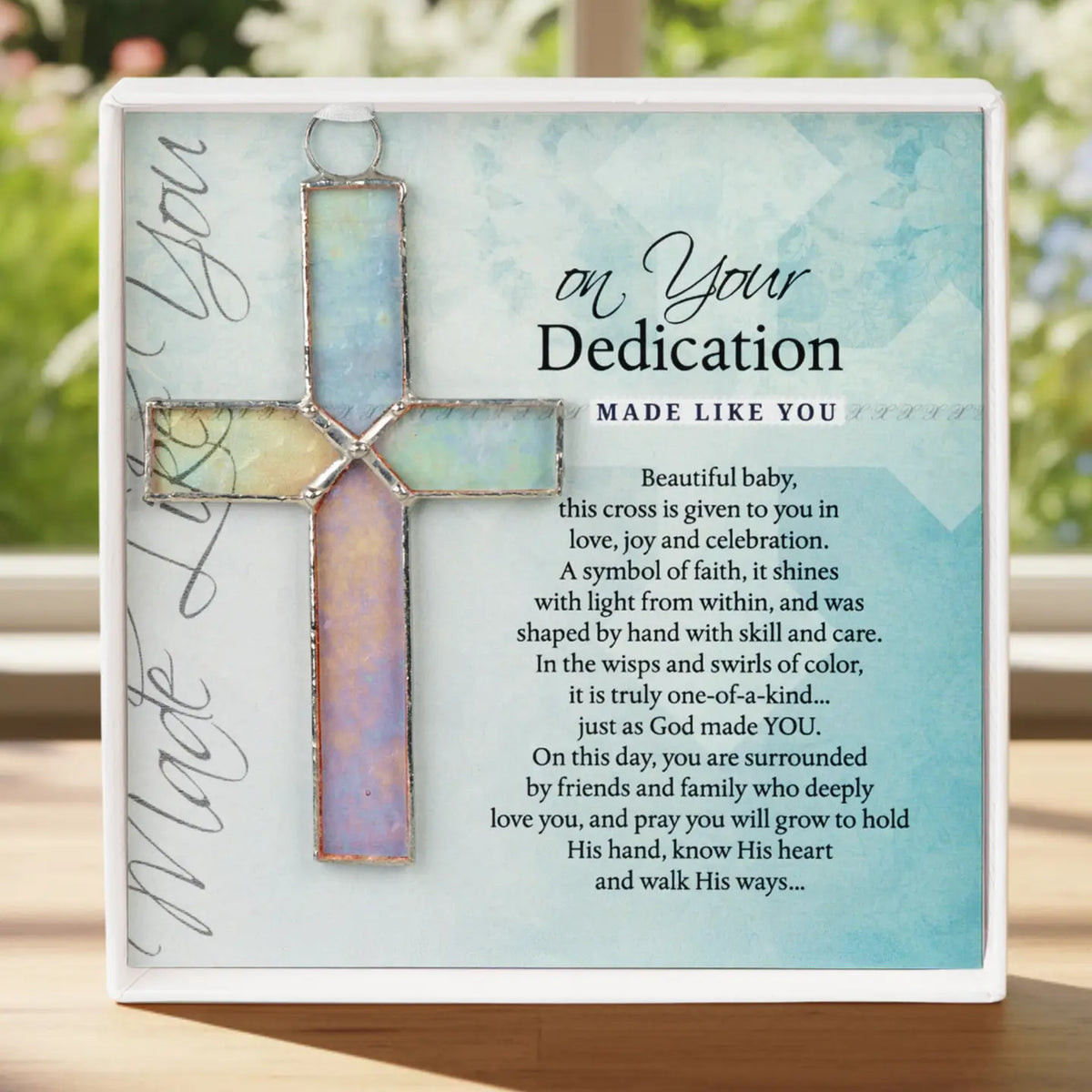 Baby Dedication Gift Cross