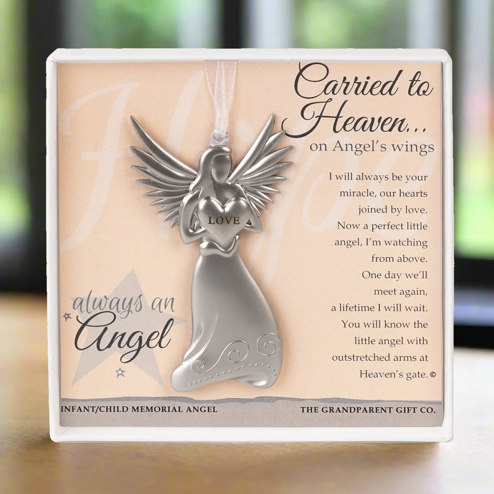 Infant Loss or Miscarriage Memorial Angel Ornament