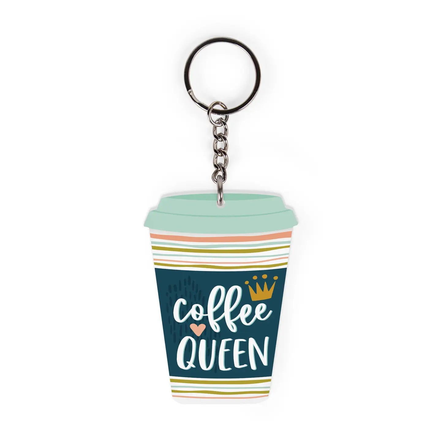 Coffee Queen Key Chain