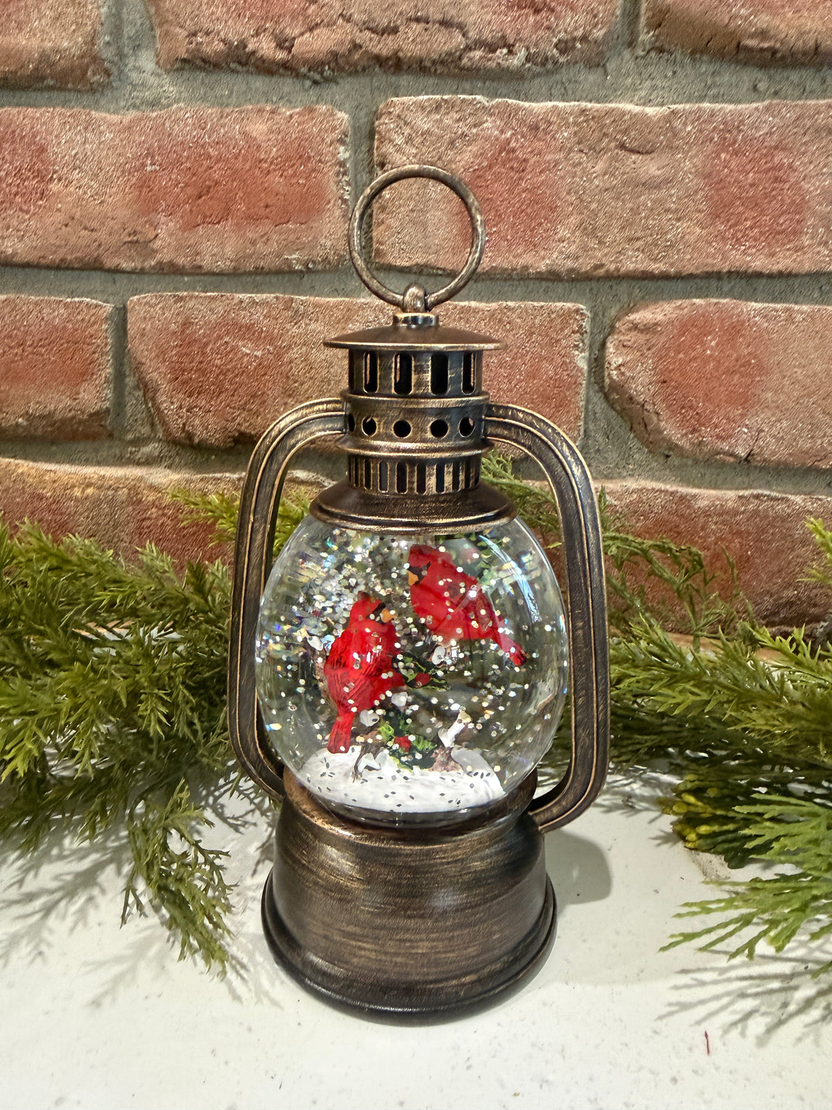 Spinning Water Globe Holiday Lantern - 3 Styles