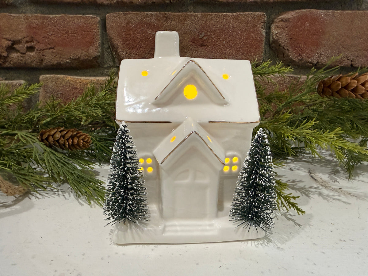Lighted Holiday Houses - 3 Styles